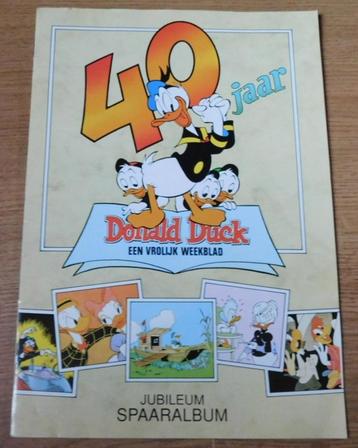 Donald Duck jubileum spaaralbum 40 jaar compleet 1992 beschikbaar voor biedingen