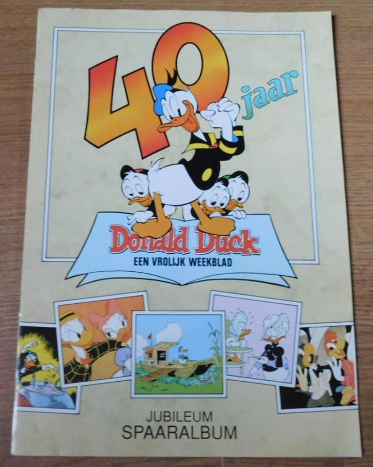 Donald Duck jubileum spaaralbum 40 jaar compleet 1992, Boeken, Stripboeken, Gelezen, Eén stripboek, Ophalen of Verzenden