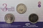 Coincard 3 Vorstinnen Kwartjes, Verzenden, Koningin Beatrix, 25 cent