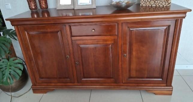 Kersenhouten, massief dressoir, Huis en Inrichting, Kasten | Dressoirs, Zo goed als nieuw, 150 tot 200 cm, 50 tot 75 cm, Met lade(s)