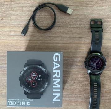 Garmin fenix 5X Plus Sapphire IN ZEER GOEDE STAAT beschikbaar voor biedingen