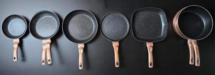 Hele mooie complete pannenset berlinger haus rosegold, Huis en Inrichting, Keuken | Potten en Pannen, Gebruikt, Overige typen