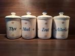 4 stenen voorraadpotten, Huis en Inrichting, Keuken | Potten en Pannen, Ophalen, Gebruikt, Overige materialen, Pot, Bus of Blik