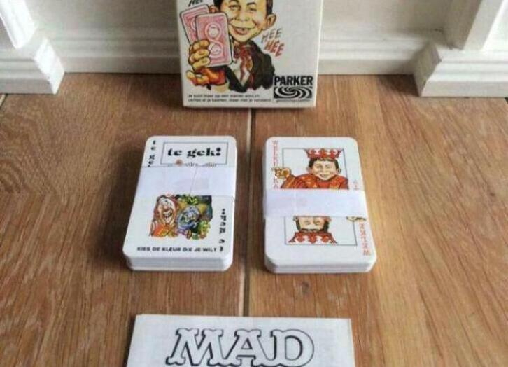 Mad - vintage kaartspel van Parker., Hobby en Vrije tijd, Gezelschapsspellen | Kaartspellen, Ophalen