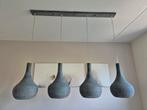 Hanglamp Punch 4 lampen Grijs/Betonlook, Ophalen, Zo goed als nieuw, Metaal, Minder dan 50 cm