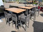 13x statafel voor op het terras, Ophalen of Verzenden, Gebruikt