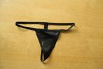 NIEUWE stretch veterstring one size (rekt t/m XXL), Verzenden, Zwart, String