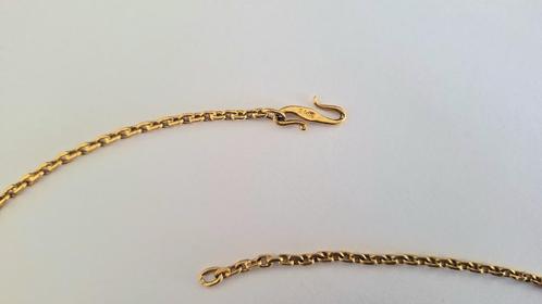 24 karaat gouden ketting, Sieraden, Tassen en Uiterlijk, Kettingen, Zo goed als nieuw, Goud, Goud, Ophalen