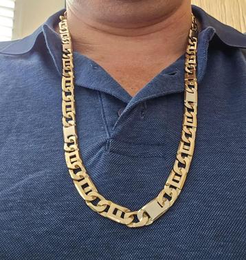 97.5 gram Zware 18 karaat Gouden Rolex Ketting Rolexschakel beschikbaar voor biedingen