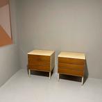 Interlubke vintage ladekastjes 2 stuks jaren 70, Ophalen, ., 2de hands, 50 tot 100 cm