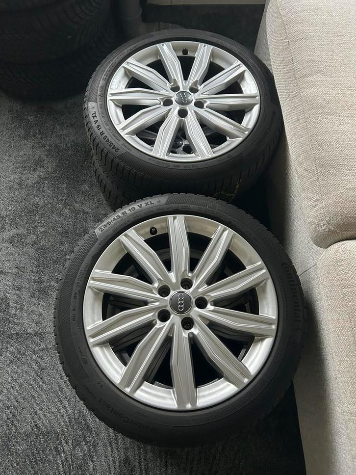Audi A6 A7 C8 originele winterset 245/45 R19, Auto-onderdelen, Banden en Velgen, Banden en Velgen, Winterbanden, 19 inch, 245 mm