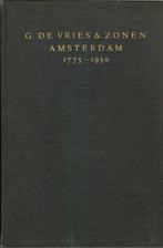 G.de Vries & Zonen Amsterdam 1775-1950. Fraai gedenkboek bij, Ophalen of Verzenden, 20e eeuw of later, Gelezen