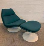 Fauteuil Artifort F511 met voetenbank Geoffrey Harcourt, Huis en Inrichting, Fauteuils, Ophalen of Verzenden