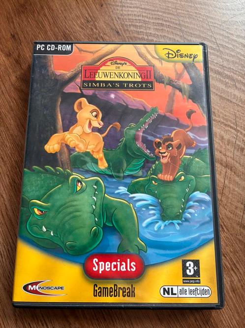 The Lion King 2: Simba’s trots, Spelcomputers en Games, Games | Pc, Zo goed als nieuw, Puzzel en Educatief, 1 speler, Vanaf 3 jaar