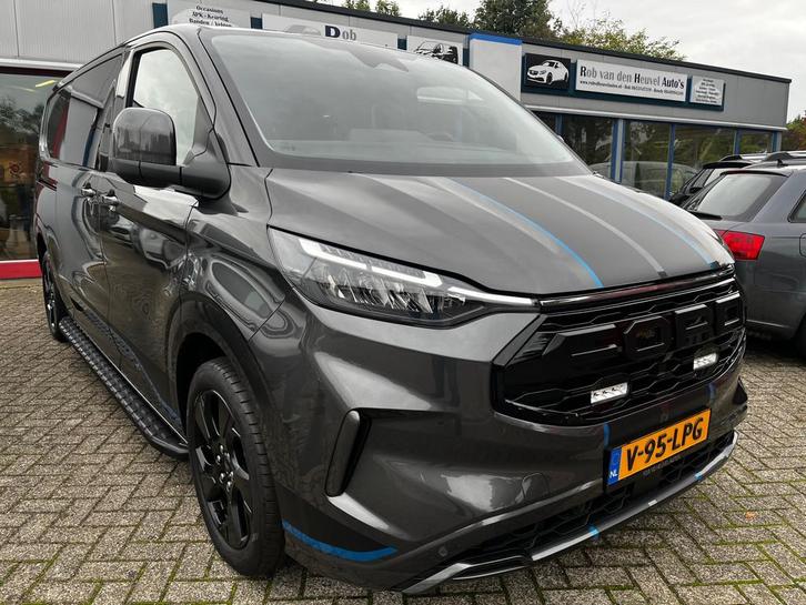 Ford TRANSIT CUSTOM 170 PK SPORT DUBBELE CABINE AUTO L2H1, Auto's, Bestelauto's, Bedrijf, Te koop, ABS, Achteruitrijcamera, Adaptive Cruise Control