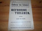 Schubert - gefrorne thranen / im abendrot / ungeduld, Klassiek, Ophalen of Verzenden, Artiest of Componist, Gebruikt