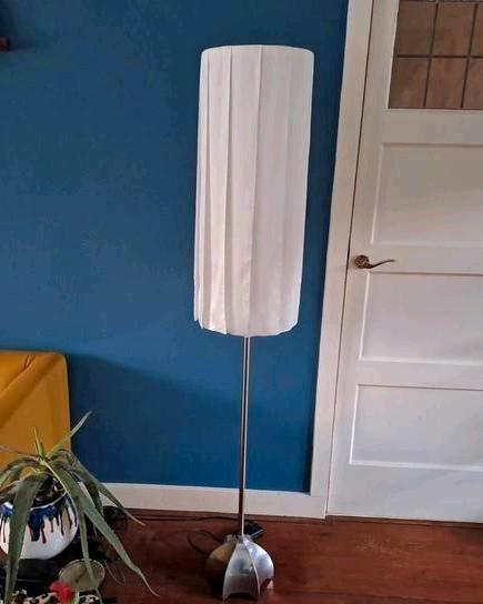 Jan de Bouvrie Madonna Staande Lamp, Huis en Inrichting, Lampen | Vloerlampen, Zo goed als nieuw, 150 tot 200 cm, Metaal, Stof