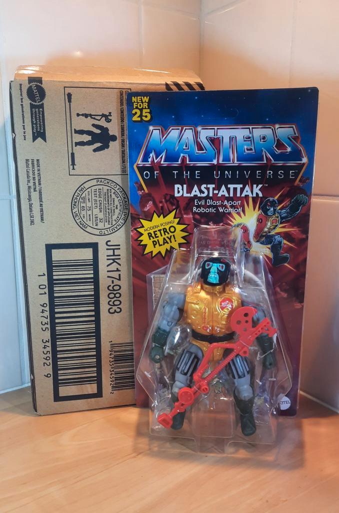MOTU BLAST-ATTAK Origins Masters of the Universe He-Man, Verzamelen, Poppetjes en Figuurtjes, Nieuw, Ophalen of Verzenden