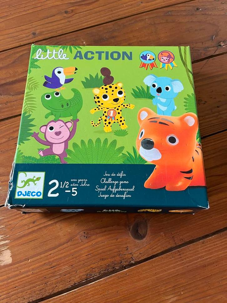 Djeco Little Action Spel - Educatief en Leuk!, Kinderen en Baby's, Speelgoed | Educatief en Creatief, Gebruikt, Puzzelen, Ophalen