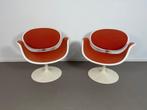 1e editie vintage tulip stoelen ,Pierre Paulin,Artifort,1970, Huis en Inrichting, Ophalen, Gebruikt, 75 tot 100 cm