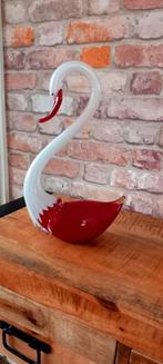 Murano Glas:Grote 34cm Zwaan Beeld♥️NIEUW♥️, Verzamelen, Beelden en Beeldjes, Ophalen of Verzenden, Nieuw, Dier