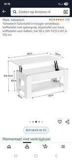Tafel uitklapbaar, Huis en Inrichting, Tafels | Salontafels, Ophalen, 100 tot 150 cm, 50 tot 100 cm, Zo goed als nieuw