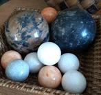Marmer ballen in mand Birma riet., Antiek en Kunst, Ophalen of Verzenden