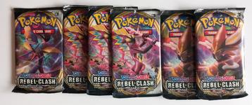 6 x SWSH Rebel Clash Boosterpacks beschikbaar voor biedingen