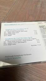 Cd Sibelius Symphonies 4 & 5 Lorin Maazel, Ophalen, Modernisme tot heden, Zo goed als nieuw, Orkest of Ballet