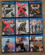 Diverse PS4 (COD, Battlefield), Spelcomputers en Games, Games | Sony PlayStation 4, Ophalen of Verzenden, Zo goed als nieuw, Shooter