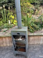Tuinhaard met pizzaoven, Ophalen, Gebruikt