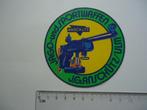 sticker oud J G ANSCHUTZ Jacht sportwaffen jagd ULM retro, Ophalen of Verzenden, Zo goed als nieuw, Bedrijf of Vereniging