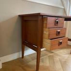 Vintage Deens bureau van teakfineer, Ophalen, Gebruikt, Bureau