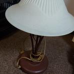 Roestkleurige tafellamp, Huis en Inrichting, Lampen | Tafellampen, Zo goed als nieuw, Ophalen