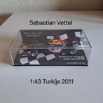 Sebastian Vettel 1:43 F1 Red Bull Turkije 2011 modelauto., Ophalen of Verzenden, Zo goed als nieuw, Formule 1