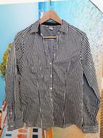 H&M blouse, strepen zwart wit, 42, zgan, H&M, Zwart, Maat 42/44 (L), Ophalen of Verzenden