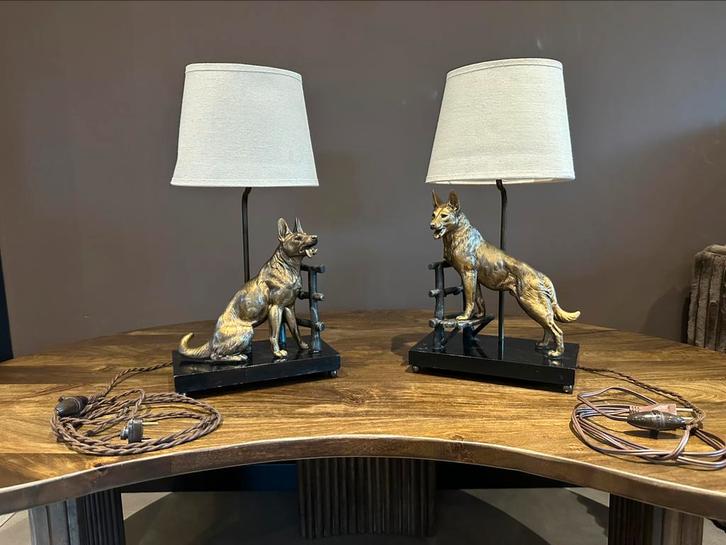 Set Franse Art Deco lampen vintage verzamel object, Antiek en Kunst, Antiek | Lampen, Ophalen