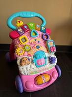 Vtech roze loopwagen compleet, Ophalen, Zo goed als nieuw, 6 maanden tot 2 jaar