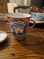 Antieke kop en schotel met Japans motief, Ophalen of Verzenden