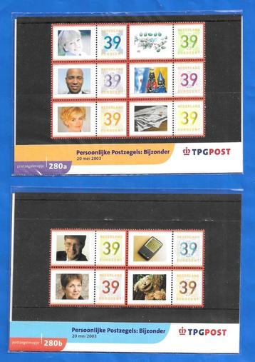 Postzegelmapje 280 A & B Persoonlijke Postzegels: Bijzonder beschikbaar voor biedingen