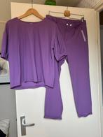 Lila damespak Jane Lushka - Maat L, Kleding | Dames, Ophalen of Verzenden, Zo goed als nieuw, Maat 42/44 (L), Paars