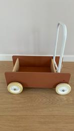KID’S CONCEPT houten loopwagentje abrikoos, Kinderen en Baby's, Ophalen, Zo goed als nieuw, Overige typen