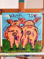 Knor time, Antiek en Kunst, Kunst | Schilderijen | Modern, Verzenden