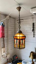Zeer fraai Amsterdamse school glas in lood lamp, Antiek en Kunst, Ophalen