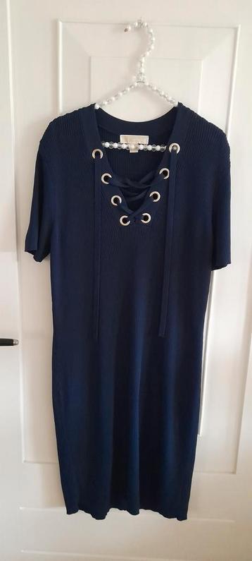 Michael Kors prachtige classy jurk in marineblauw met goud  beschikbaar voor biedingen