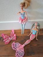 Barbie zeemeermin en ballerina, Ophalen of Verzenden, Zo goed als nieuw, Barbie