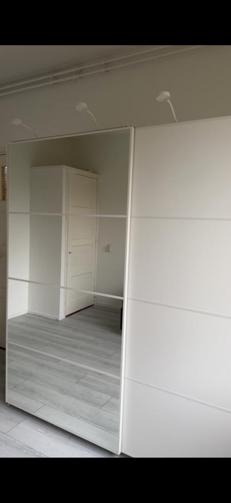IKEA PAX schuifdeuren – compleet met rails & frame, Huis en Inrichting, Kasten | Kledingkasten, Zo goed als nieuw, 200 cm of meer