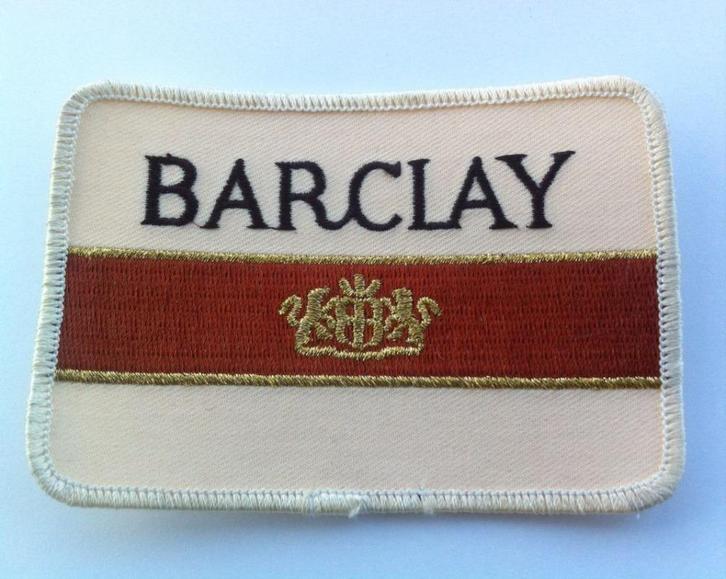 barclay patch Jack Middelburg badge opnaai embleem 7x10, Verzamelen, Automerken, Motoren en Formule 1, Nieuw, Motoren, Ophalen of Verzenden