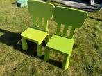 Twee kunststof stoelen Ikea, Ophalen, Gebruikt, Overige typen