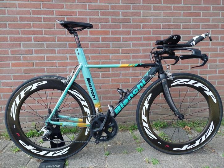 Bianchi Crono 2004 customised, Fietsen en Brommers, Fietsen | Racefietsen, Gebruikt, Heren, Overige merken, 15 tot 20 versnellingen